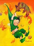 Goblin in the Pumpkin Patch - Jack & Jill-Ruth Bendel-Giclee Print