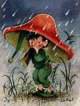Elf in the Rain - Jack and Jill, April 1956-Ruth Bendel-Giclee Print