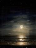 Full Moon Over Ocean-Ruth Day-Giclee Print