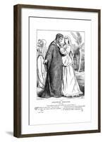 Ruth Embracing Her Mother-In-Law, 1873-Edward Hughes-Framed Giclee Print