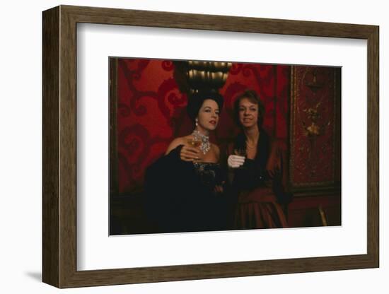 Ruth Ford in the Louis Sherry Bar, Metropolitan Opera Opening, New York, NY, 1959-Yale Joel-Framed Photographic Print