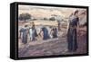 Ruth Gleaning-James Tissot-Framed Stretched Canvas