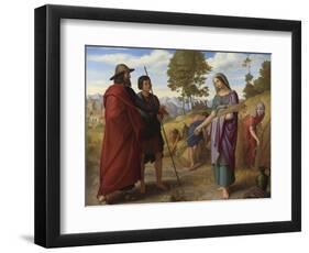 Ruth in Boaz's Field, 1828-Julius Schnorr von Carolsfeld-Framed Giclee Print