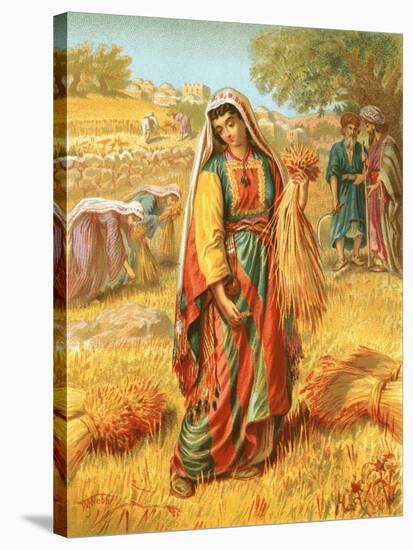 Ruth in the Corn-Field-English-Stretched Canvas