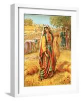 Ruth in the Corn-Field-English-Framed Giclee Print