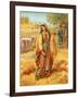 Ruth in the Corn-Field-English-Framed Giclee Print