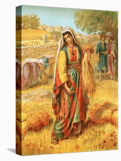 Ruth in the Corn-Field-English-Stretched Canvas