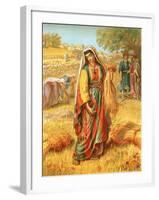 Ruth in the Corn-Field-English-Framed Giclee Print