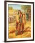 Ruth in the Corn-Field-English-Framed Giclee Print