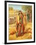 Ruth in the Corn-Field-English-Framed Giclee Print