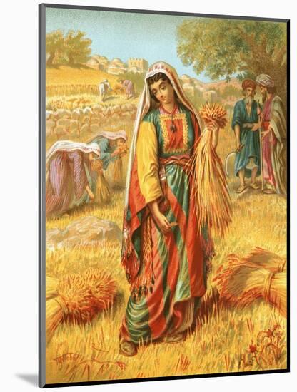 Ruth in the Corn-Field-English-Mounted Premium Giclee Print