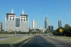 Downtown Mobile Alabama-Ruth O'Connor-Framed Stretched Canvas