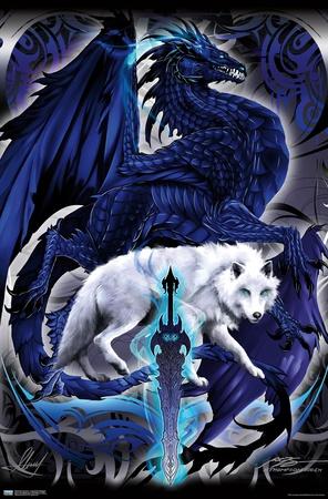 Dragon Blade Nightblade Art Print by Ruth Thompson