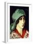 Ruth with Green Headcloth, 1927 (Oil on Canvas)-Walt Kuhn-Framed Giclee Print