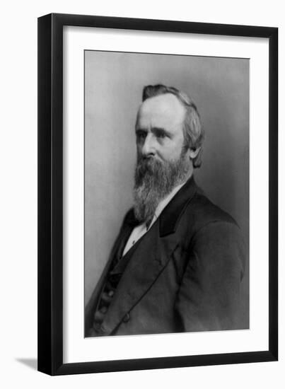 Rutherford B. Hayes, 19th U.S. President-Science Source-Framed Giclee Print