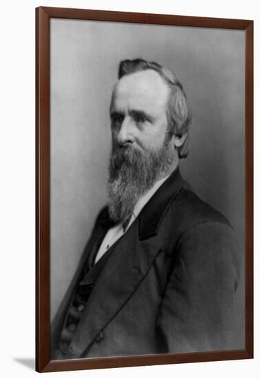 Rutherford B. Hayes, 19th U.S. President-Science Source-Framed Giclee Print