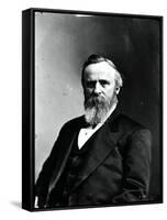 Rutherford B. Hayes, 19th U.S. President-Science Source-Framed Stretched Canvas