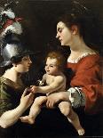 The Virgin and the Child with St. Michael-Rutilio Manetti-Giclee Print