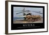 Rutina. Cita Inspiradora Y Póster Motivacional-null-Framed Photographic Print