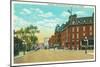 Rutland, Vermont, View of Bardwell and Merchants Row-Lantern Press-Mounted Art Print