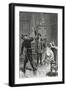 Ruy Blas Confronts Don Salluste, 19th Century-Francois Edouard Zier-Framed Giclee Print