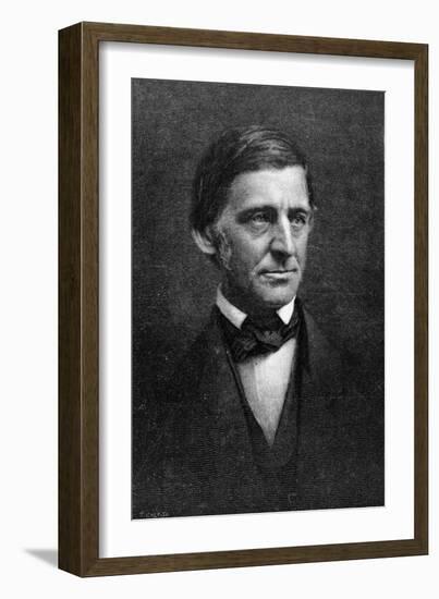 Rw Emerson, Cole-T Cole-Framed Art Print