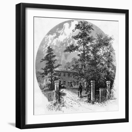 Rw Emerson, Concord Circl-null-Framed Art Print