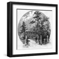 Rw Emerson, Concord Circl-null-Framed Art Print