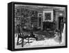 Rw Emerson, Home, Library-null-Framed Stretched Canvas
