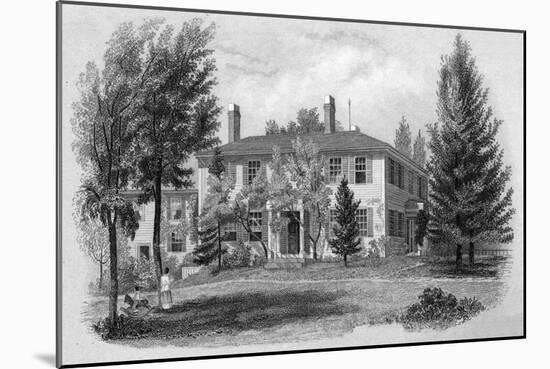 Rw Emerson, Home, Miller-JB Forest-Mounted Art Print