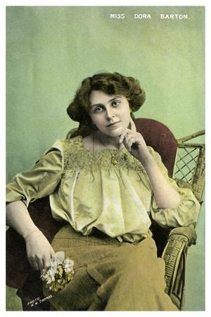 Dora Barton, British Actress, C1905-1919