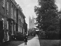 An exciting game: pupils of Christ's Hospital school, City of London, c1900-RW Thomas-Photographic Print