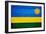 Rwanda Flag Design with Wood Patterning - Flags of the World Series-Philippe Hugonnard-Framed Art Print