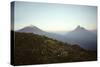 Rwanda Virunga Volcanoes, Karisimbi and Mikeno-Adrian Warren-Stretched Canvas