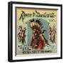 Ryan and Newton Co. Brand - Missoula, Montana - Citrus Crate Label-Lantern Press-Framed Art Print