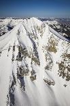 Male Skier Above The Pinnacles With Lone Peak In The Background Big Sky Resort, Montana-Ryan Krueger-Framed Photographic Print