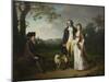 Ryberg with his Son Johan Christian and his Daughter-in-Law Engelke, née Falbe, 1797-Jens Juel-Mounted Giclee Print