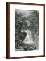 Rydal Falls, Lake District-H Gastineau-Framed Art Print