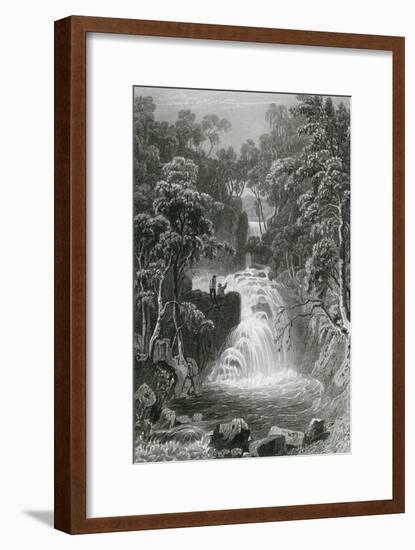 Rydal Falls, Lake District-H Gastineau-Framed Art Print