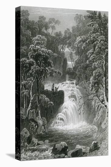 Rydal Falls, Lake District-H Gastineau-Stretched Canvas