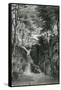 Rydal Falls, Lake District-G Pickering-Framed Stretched Canvas