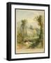 Rydal Mount, C.1840-7-Thomas Creswick-Framed Giclee Print