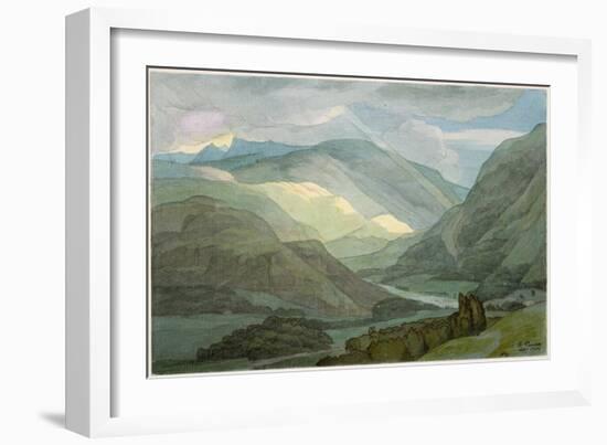 Rydal Water, 1786-Francis Towne-Framed Giclee Print
