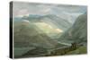 Rydal Water, 1786-Francis Towne-Stretched Canvas