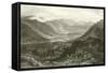 Rydal Water and Grassmere, from Rydal Park, Westmorland-George Pickering-Framed Stretched Canvas