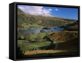 Rydal Water, Lake District National Park, Cumbria, England, United Kingdom-Roy Rainford-Framed Stretched Canvas