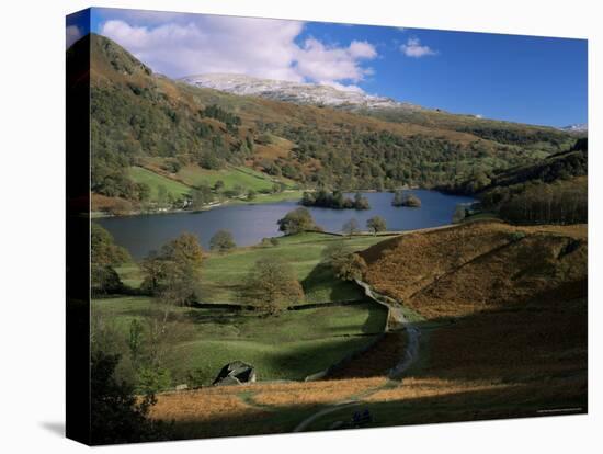 Rydal Water, Lake District National Park, Cumbria, England, United Kingdom-Roy Rainford-Stretched Canvas