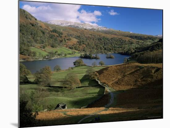 Rydal Water, Lake District National Park, Cumbria, England, United Kingdom-Roy Rainford-Mounted Photographic Print