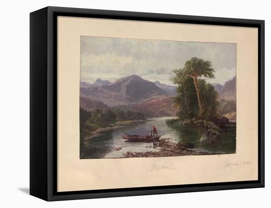 Rydal Water-null-Framed Stretched Canvas