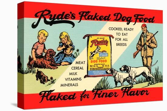 Ryde's Flaked Dry Food-Curt Teich-Stretched Canvas
